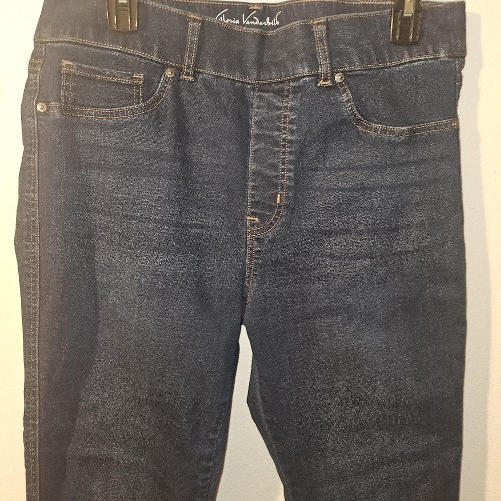Gloria Vanderbilt Shape Effect High Rise Straight Size 14 PS - Picture 4 of 10